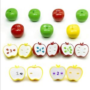 Apple Counting Puzzle Set